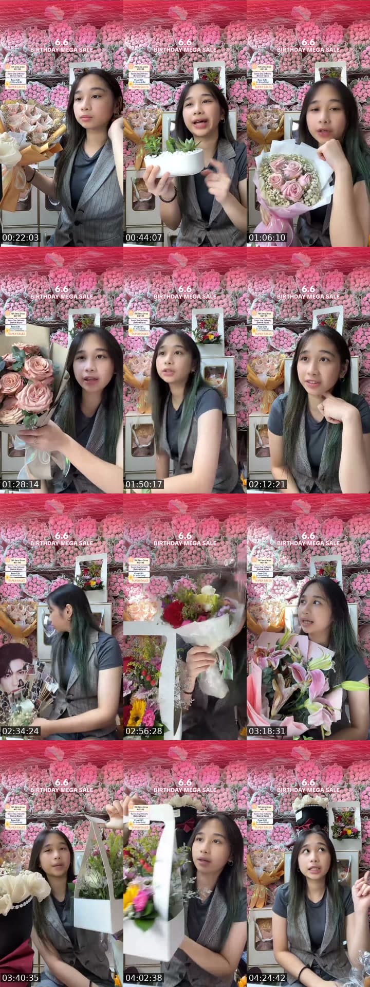 Live Sales Flower