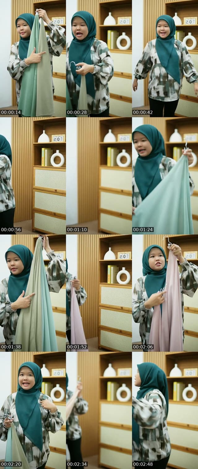 TikTok live: TUDUNG BAWAL by @nabilahjamilhijab