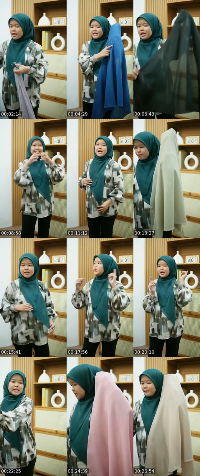 TikTok live: TUDUNG BAWAL by @nabilahjamilhijab