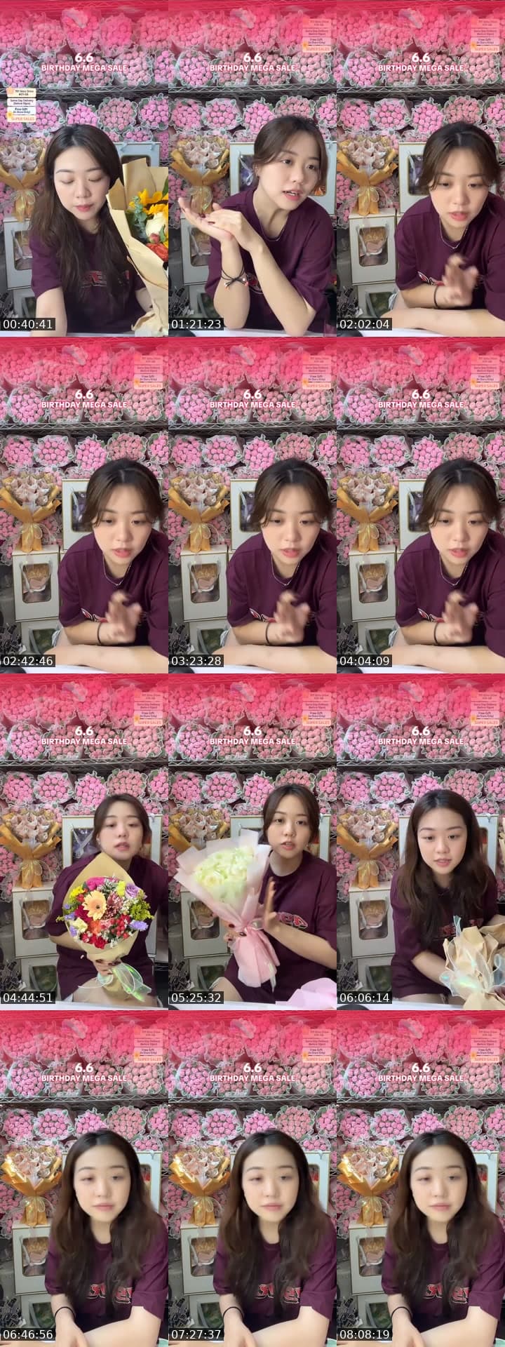 @flowersuppliersg TikTok live stream
