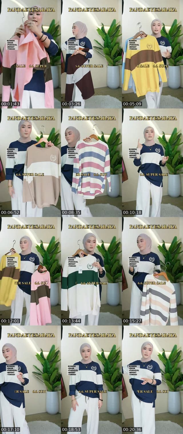 TikTok live: MEGA SALE 6.6 by @pandaeyesabaya