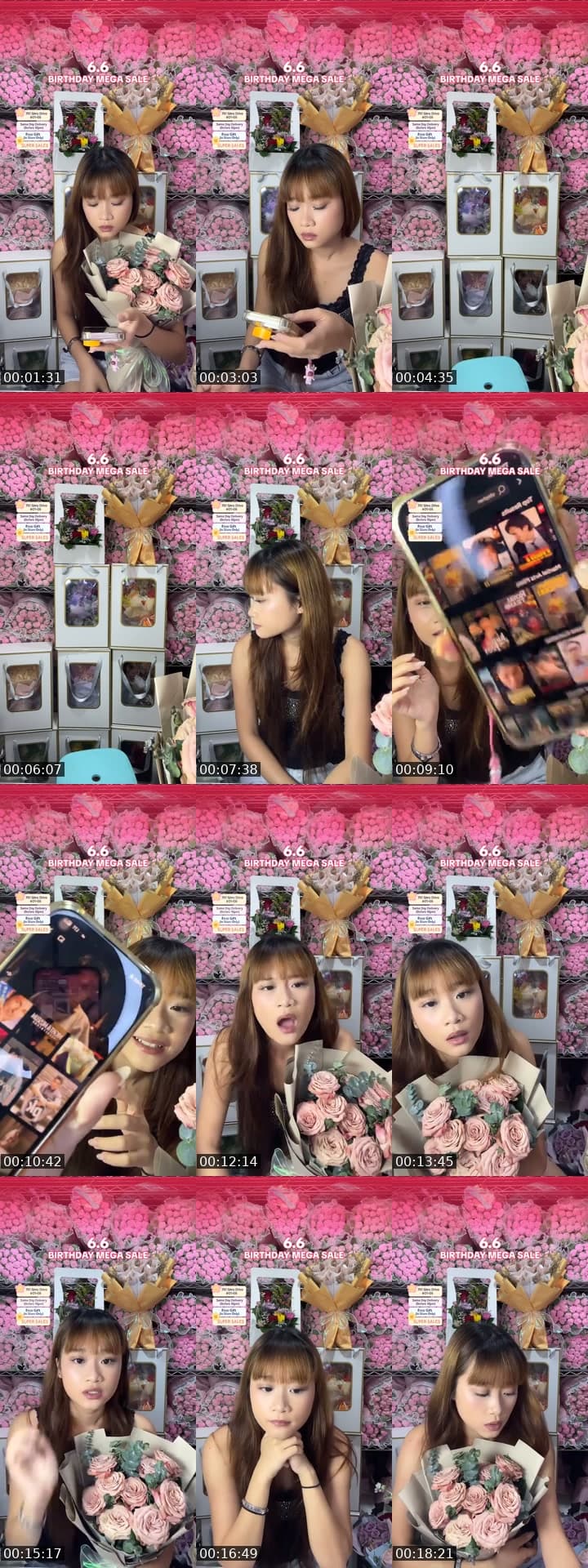 @flowersuppliersg TikTok live stream