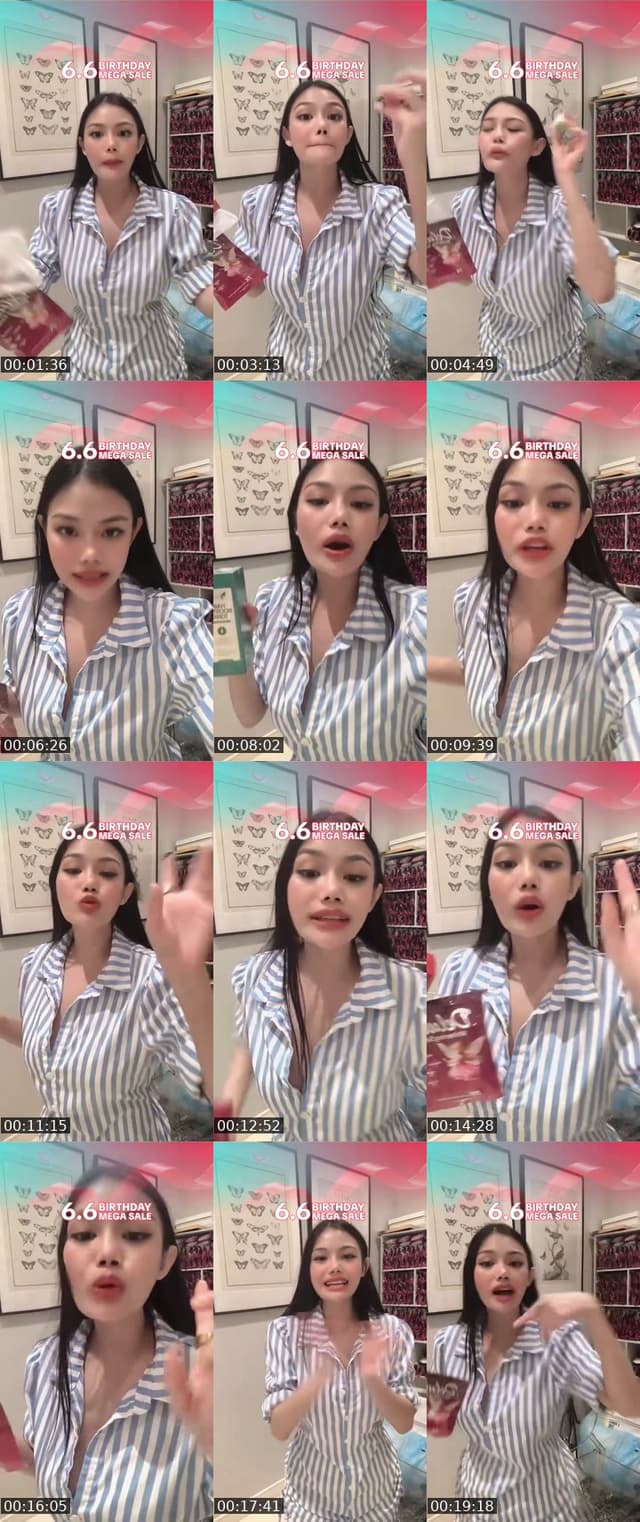 TikTok live: MEGA SALE 6.6 ‼️ by @qiss_888