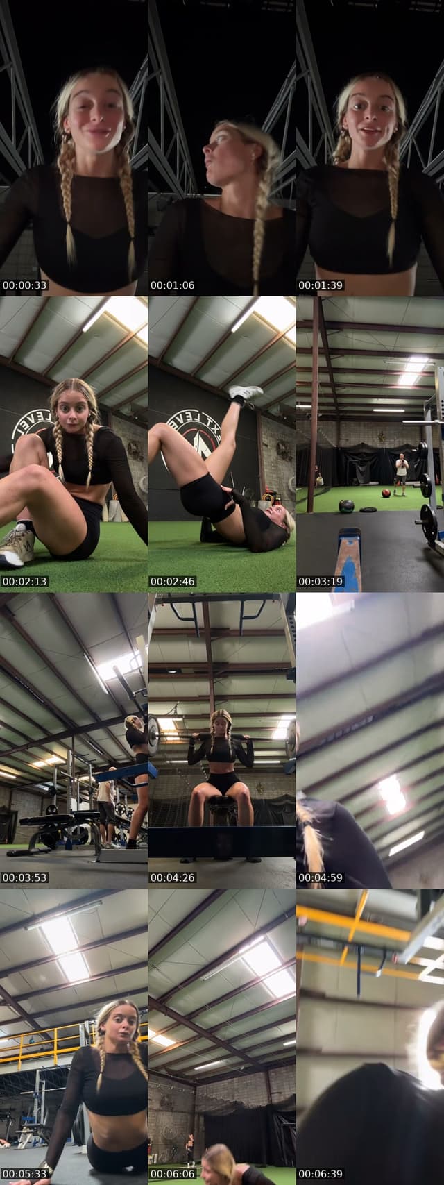 TikTok live: Leg day squat episode 💪🏻👸🏼💖 by @liaconno