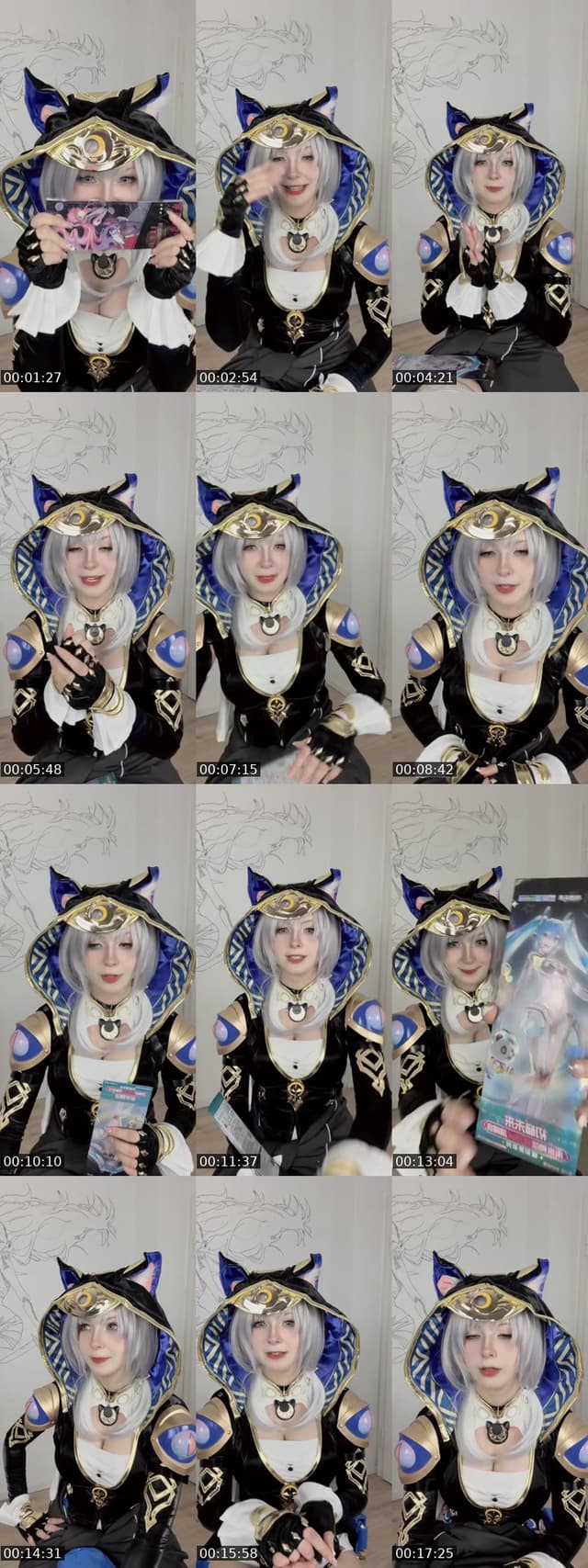 TikTok live: Cipher cosplay by @ka_e.7