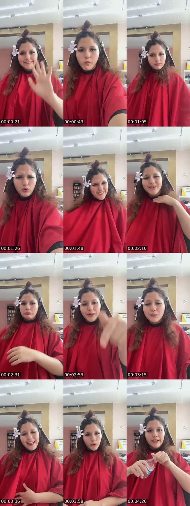 pintándome el pelo 😫 - @canelitayuy