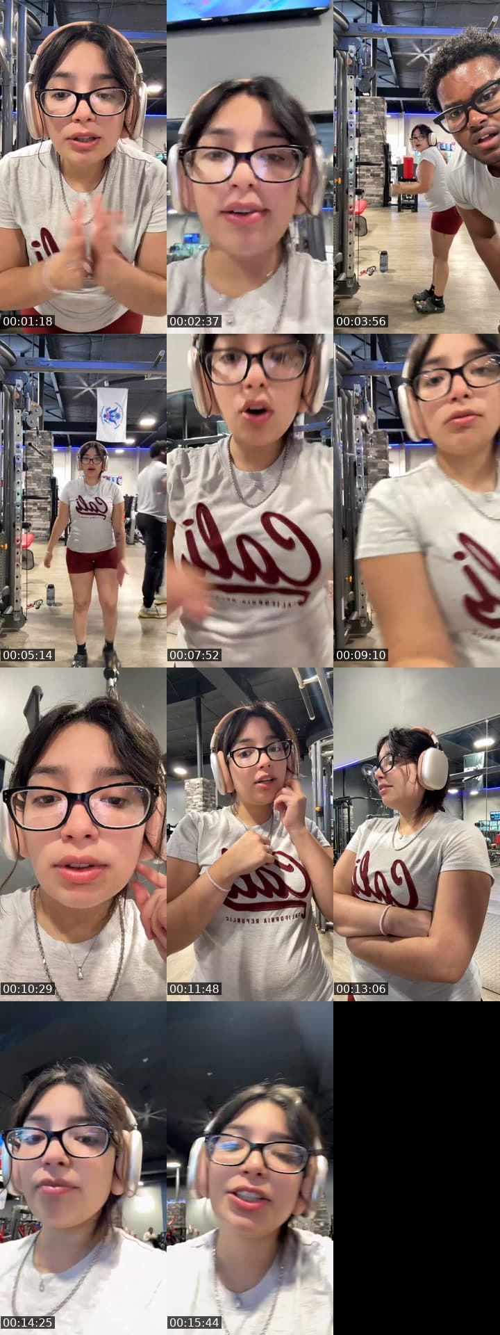 Getting clapped at the gym
