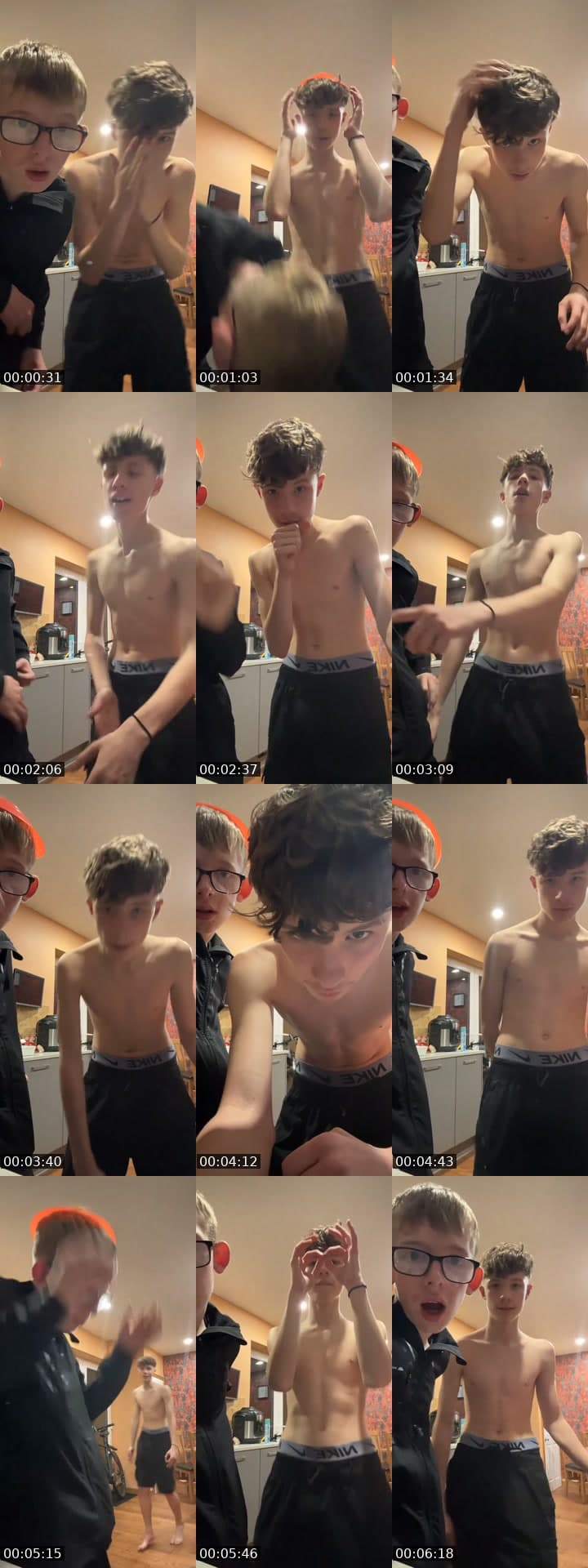Cooking with Kyle and dillon