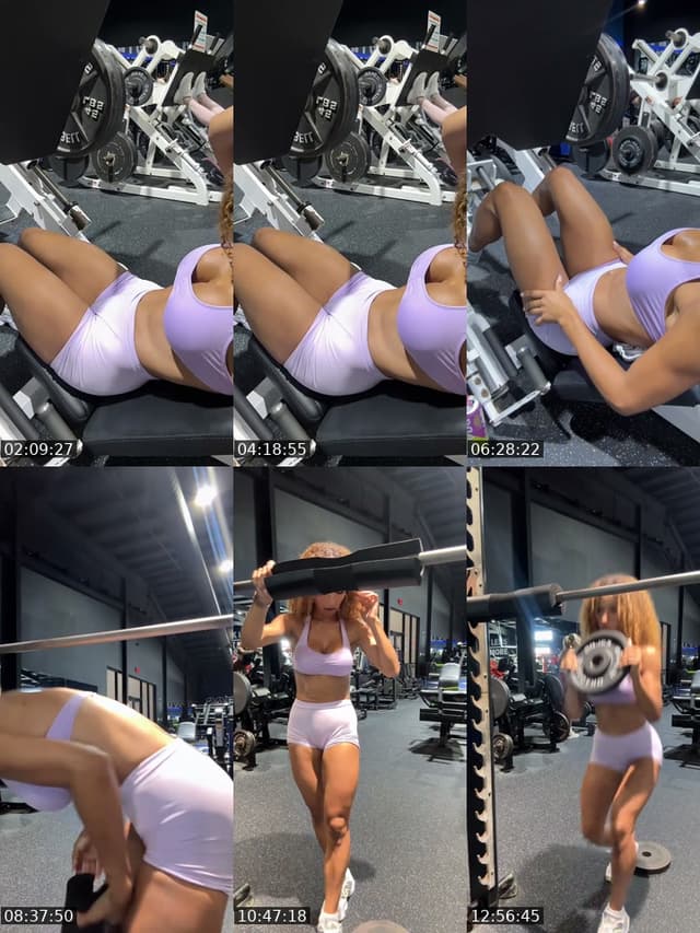 TikTok live: GYM 🍑 by @mia.sor