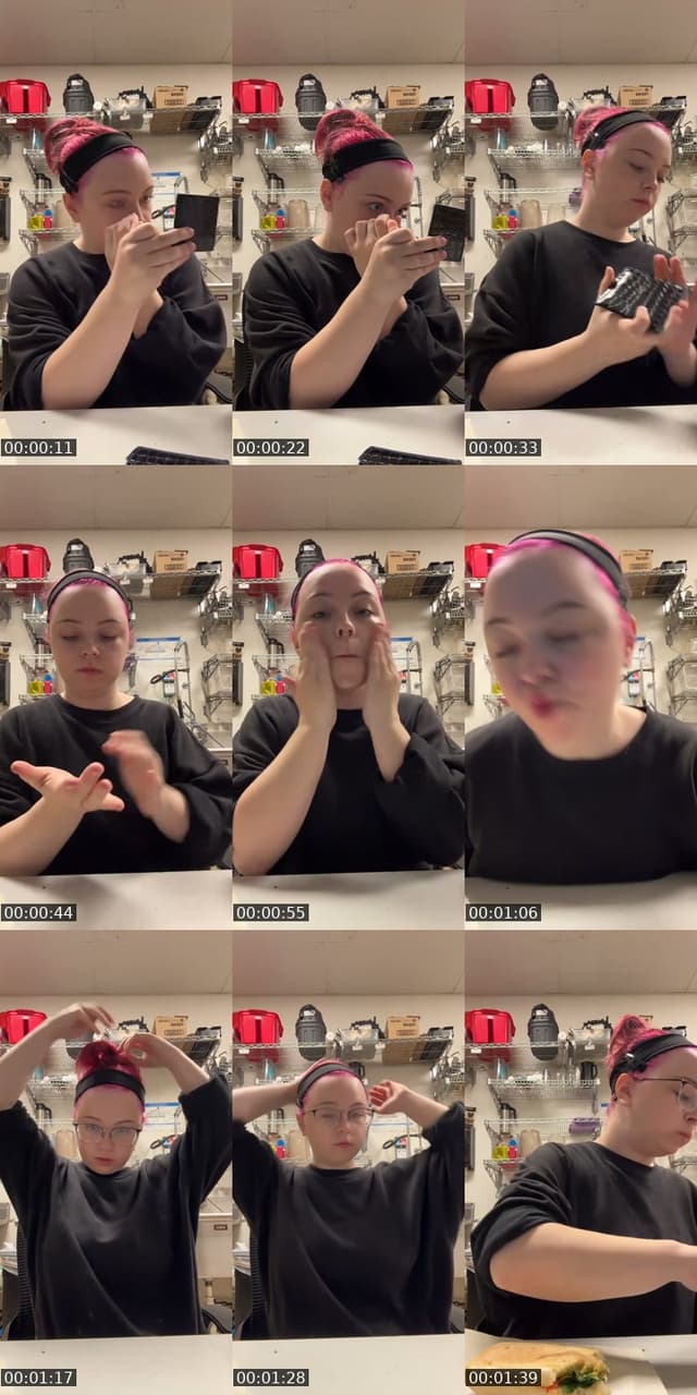 TikTok live: Grwm on my 30 by @squ1rmyw0rm