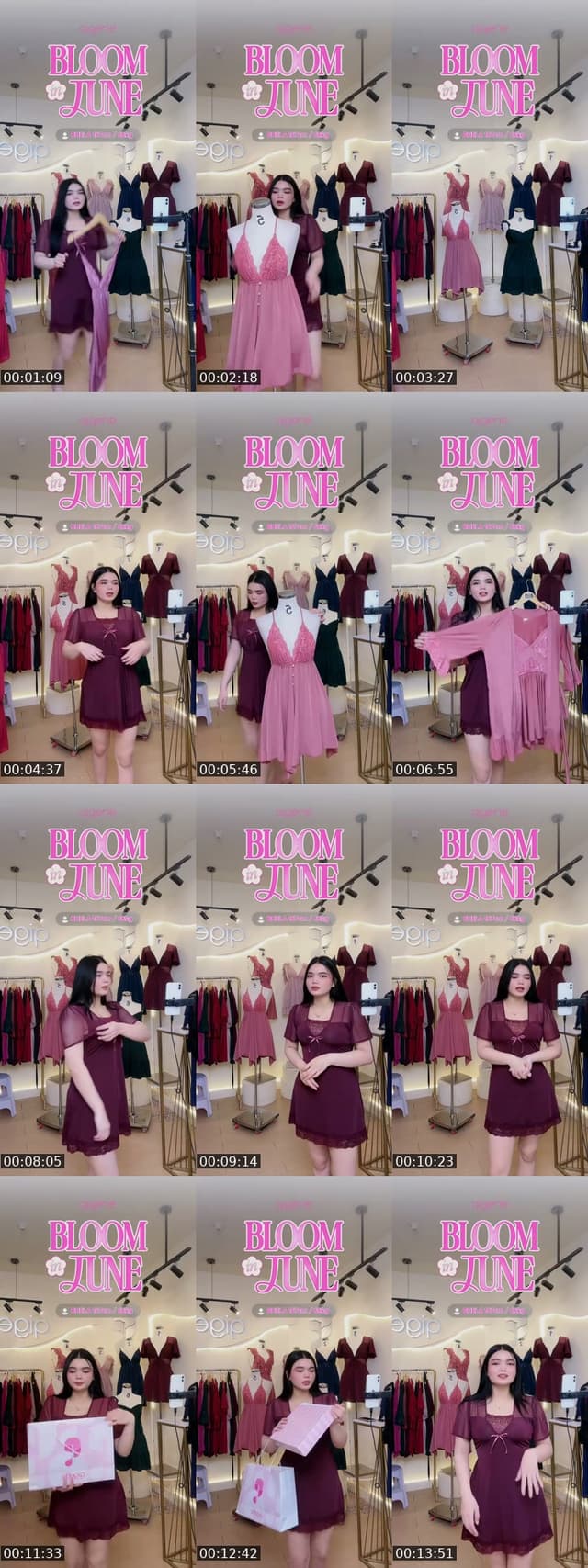 Past TikTok live: WEEKEND SALE SISA 6.6 by @qigerie
