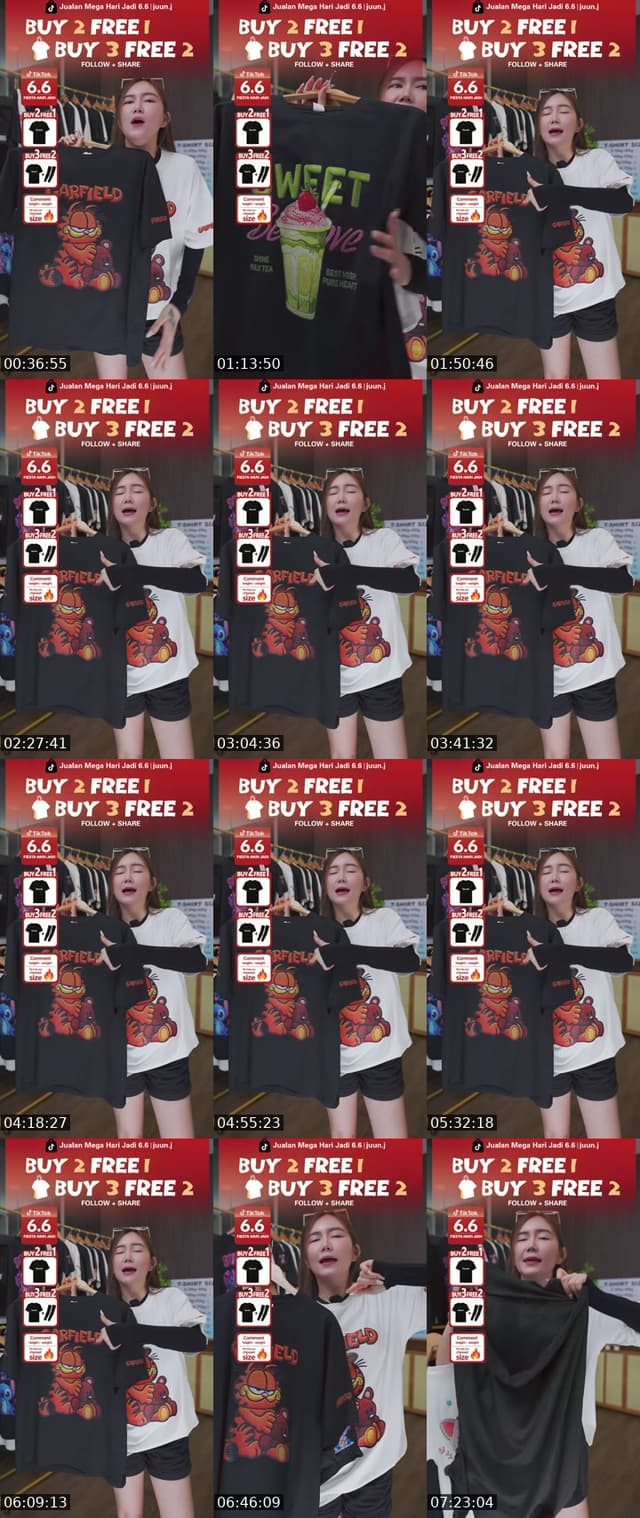 TikTok live: 6.6 big sales promosi by @mangmang083