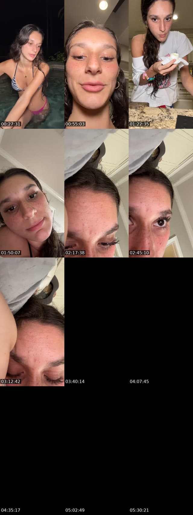 TikTok live: Pool night! by @sophia.streams1