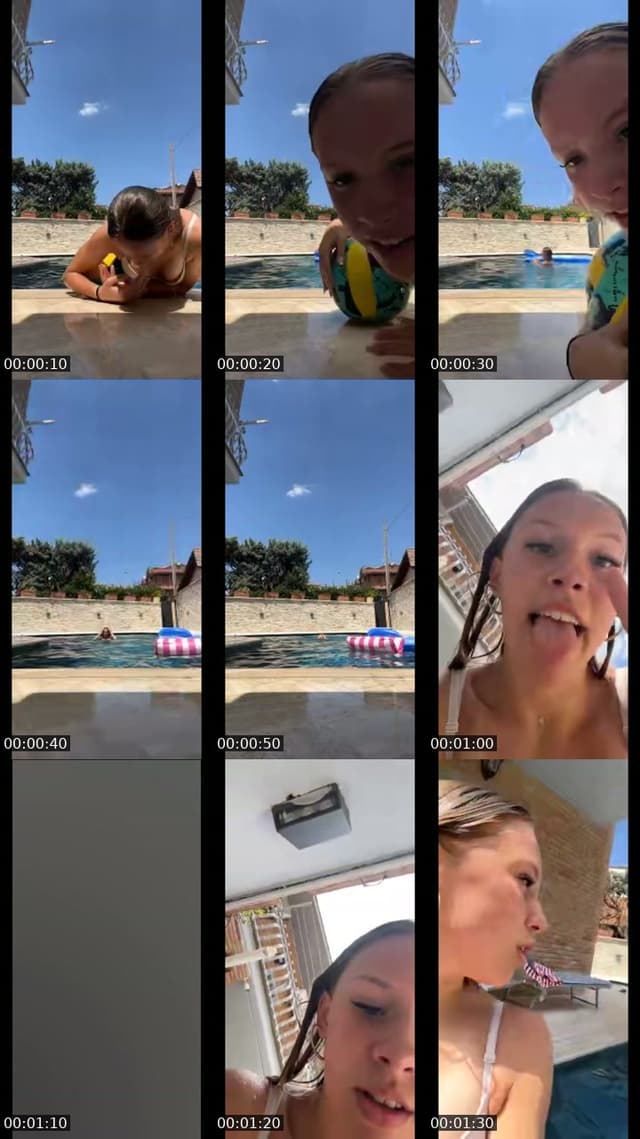 TikTok live: In piscinaaaaaaa by @martiini.pazzerel