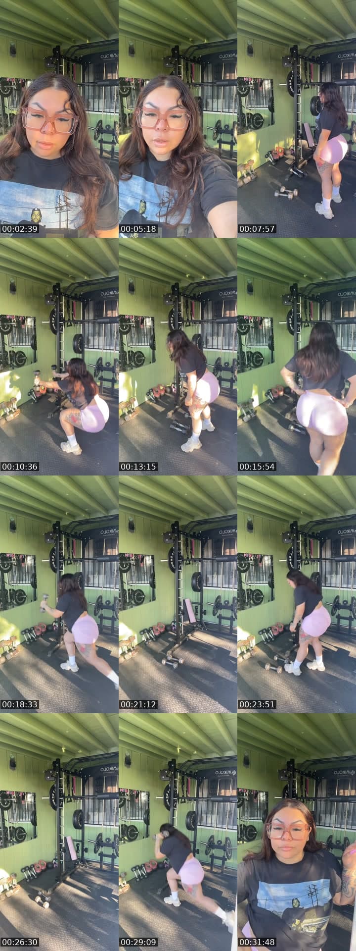 Monday workout 💕😍