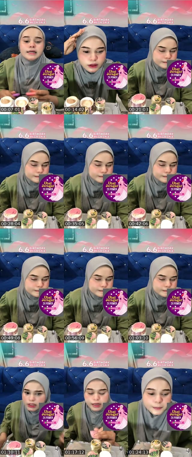 TikTok live: meh bli set rawat muka nga adek by @geesnowwhite_2