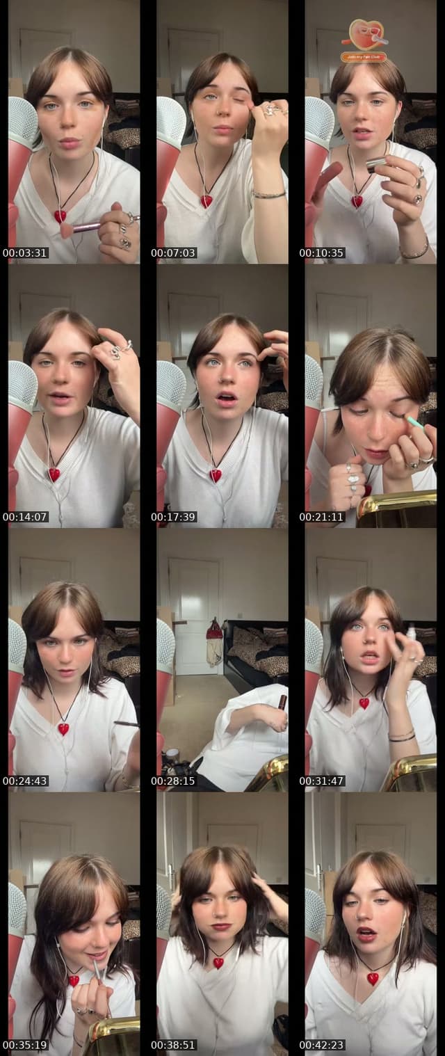 TikTok live: ASMR GRWM by @beauxasmr4