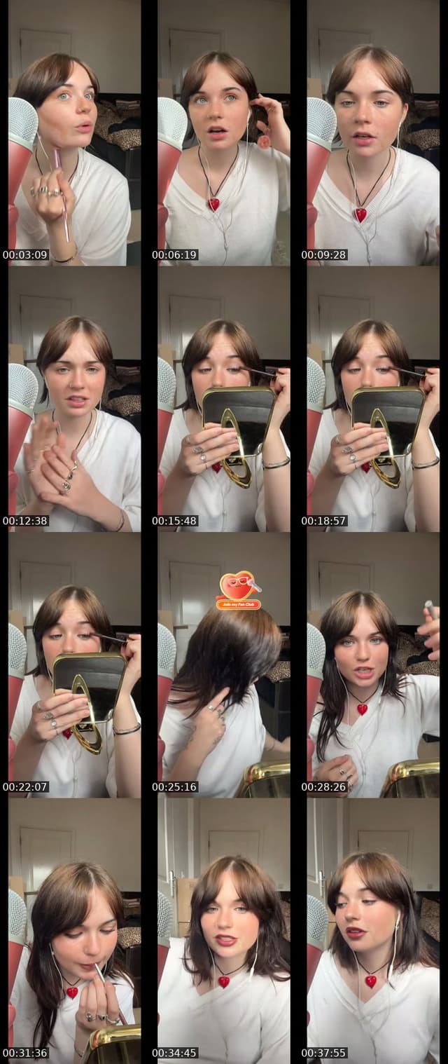 TikTok live: ASMR GRWM by @beauxasmr4