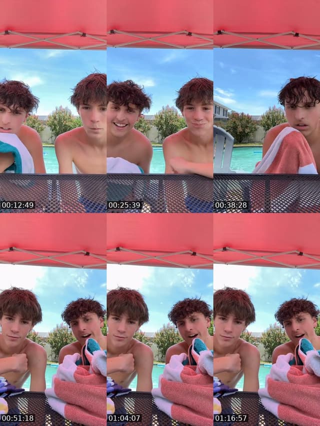 TikTok live: pool stream+ dares by @cartermils