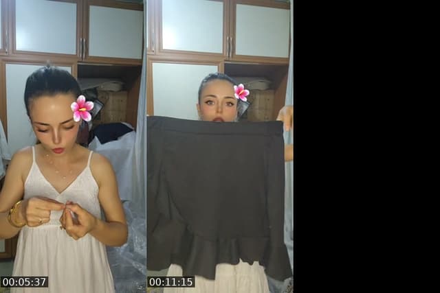 TikTok live: Kıyafet yayını by @esrakaya.23
