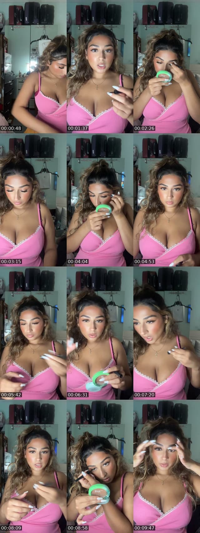 TikTok live: Grwm💗 by @goldglittertiger