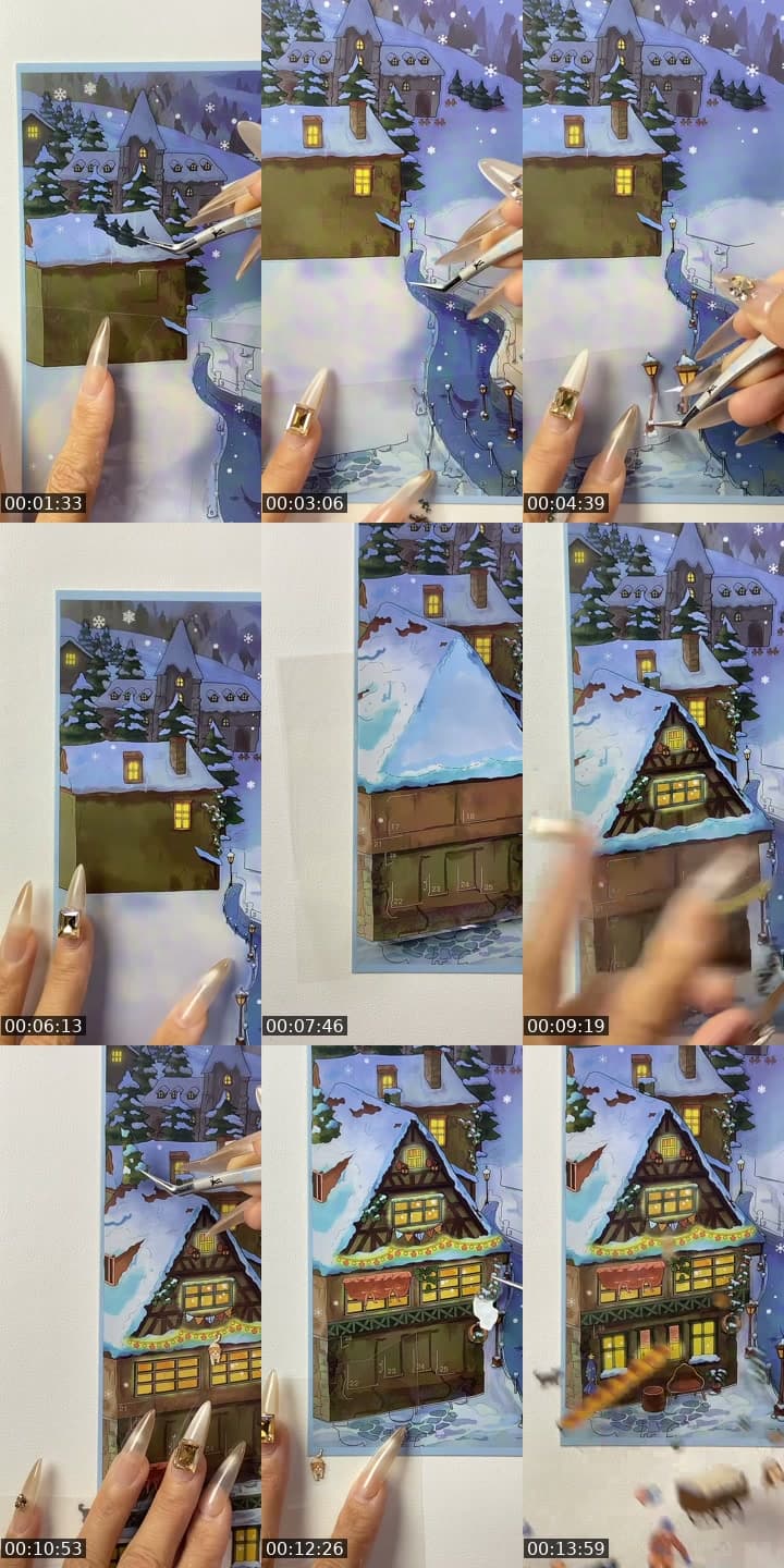 ASMR 3d scene stickers