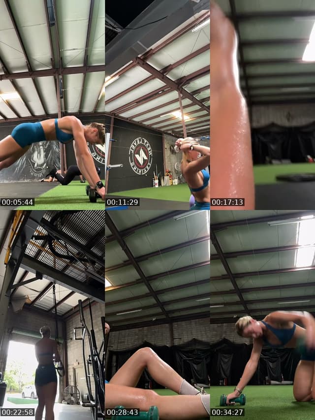 TikTok live: Fullbody HIIT gym episode 💪🏻👸🏼🎀 by @liaconno