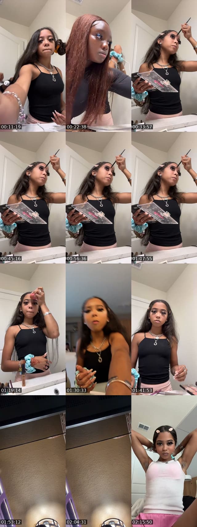 TikTok live: Grwm by @gabrxeller