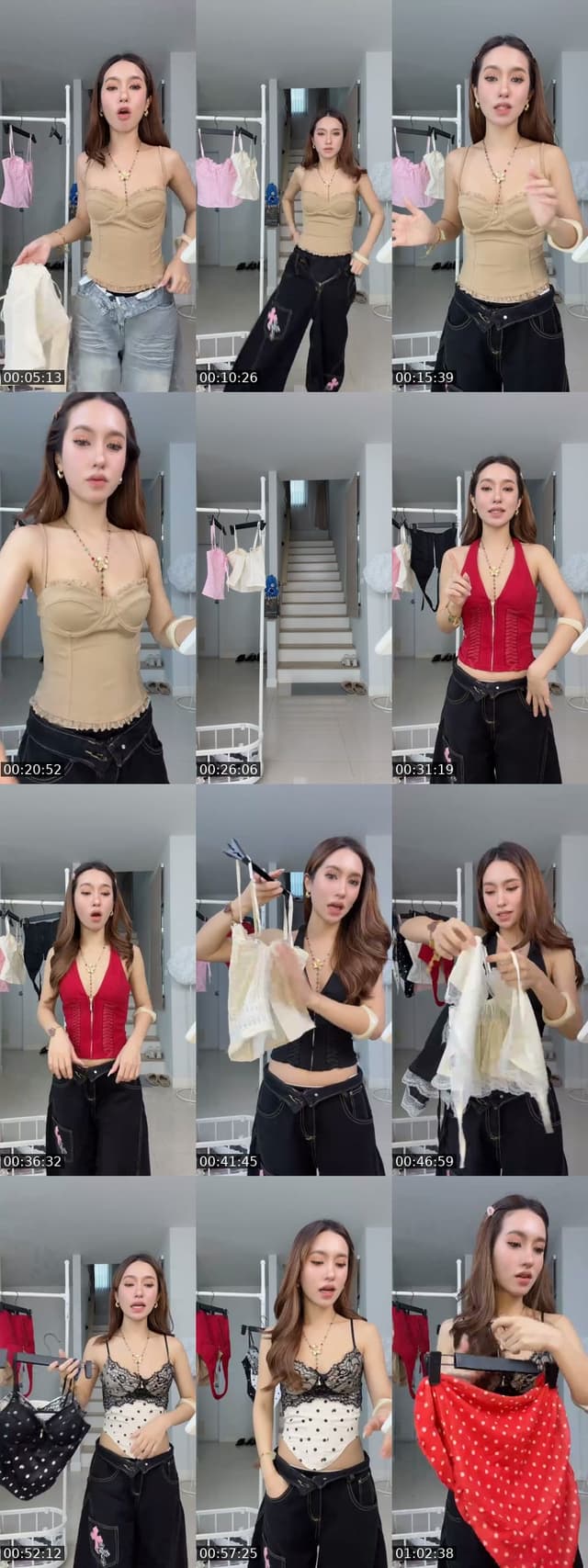 Thailand TikTok live: ไอเดียแต่งตัวและส่งฟรี พร้อมส่ง by @vlen.closet