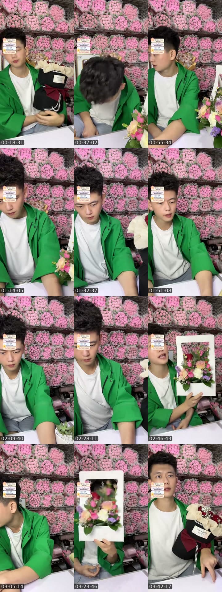 @flowershopsg TikTok live stream