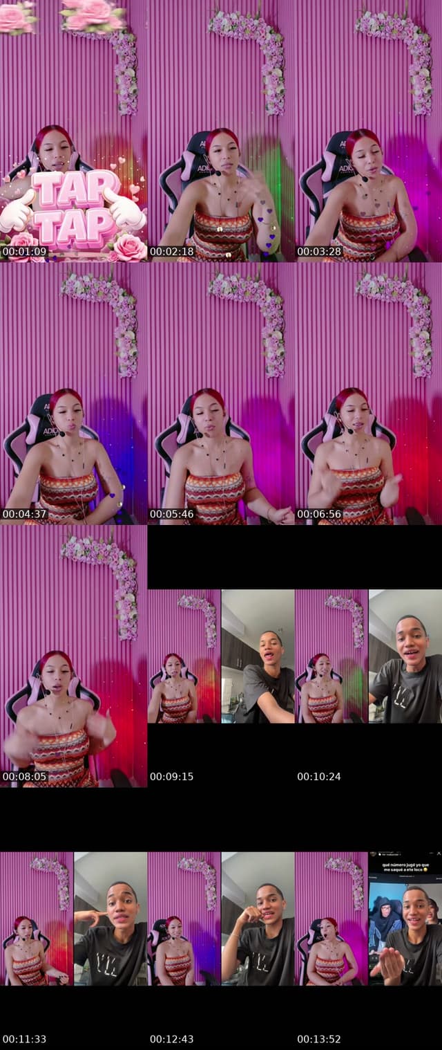 TikTok live: entra te vi by @victorianurielis