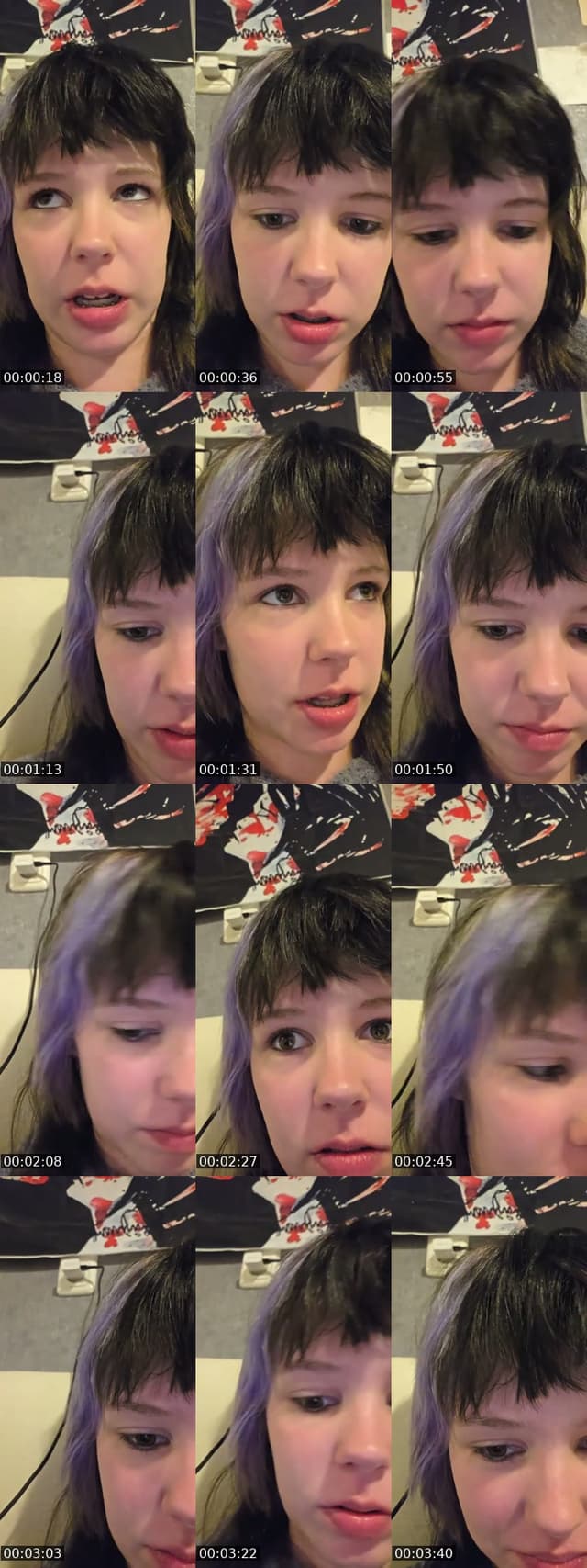 TikTok live: get unready with me ( labern) by @barely.emma