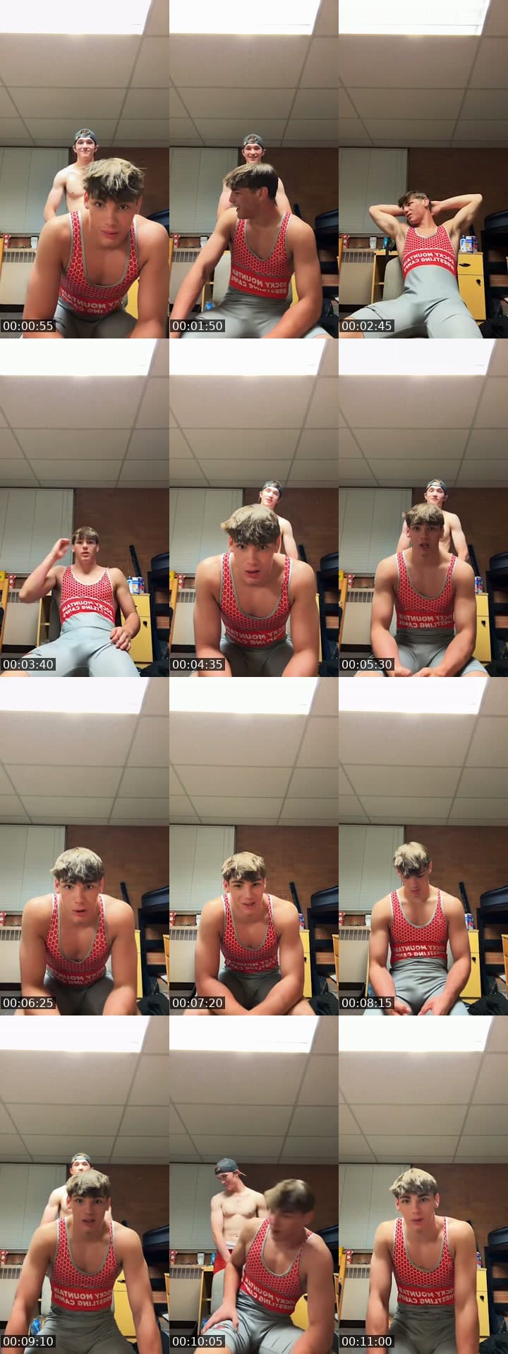 College guys singlets