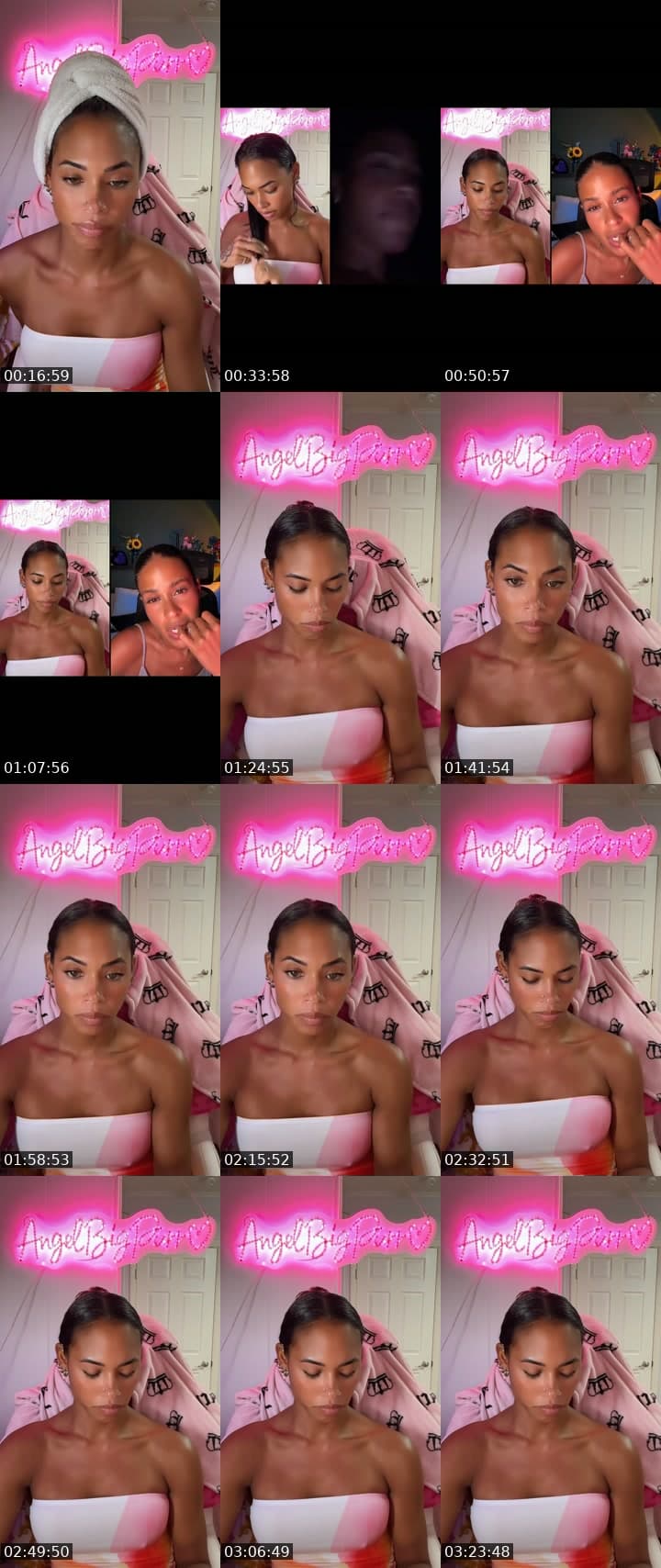 @angelbigpurr TikTok live stream