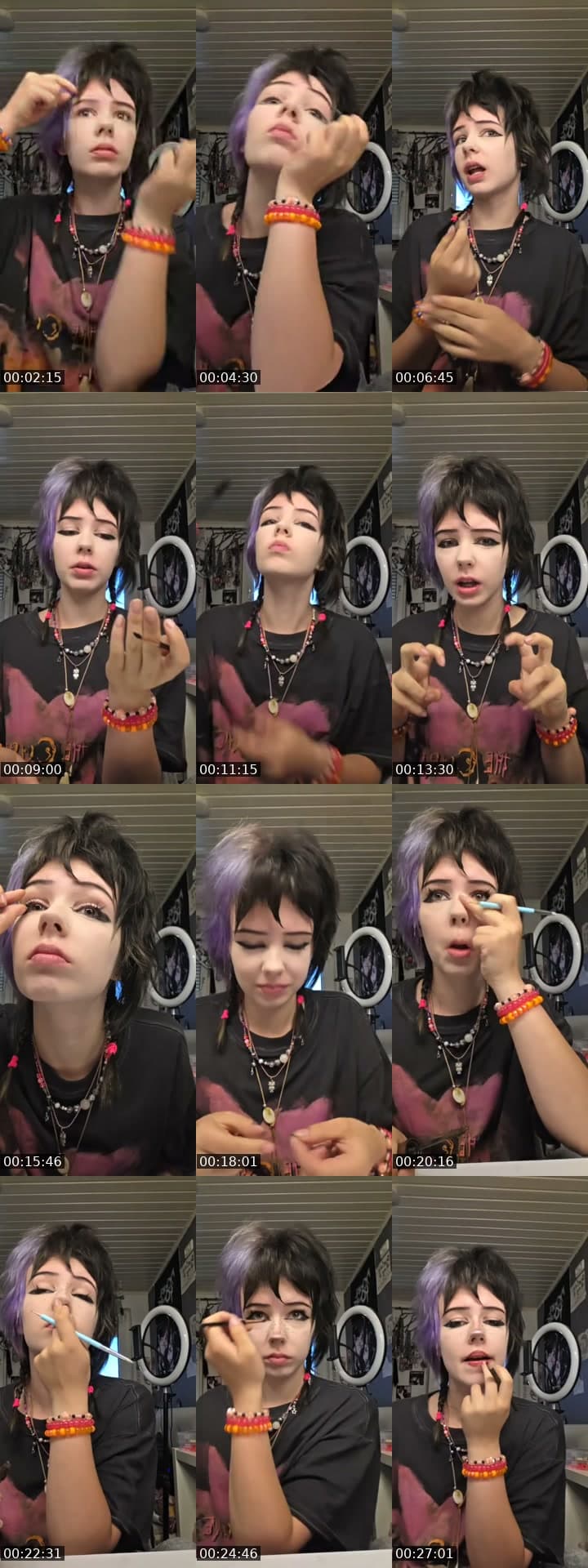 makeup and music