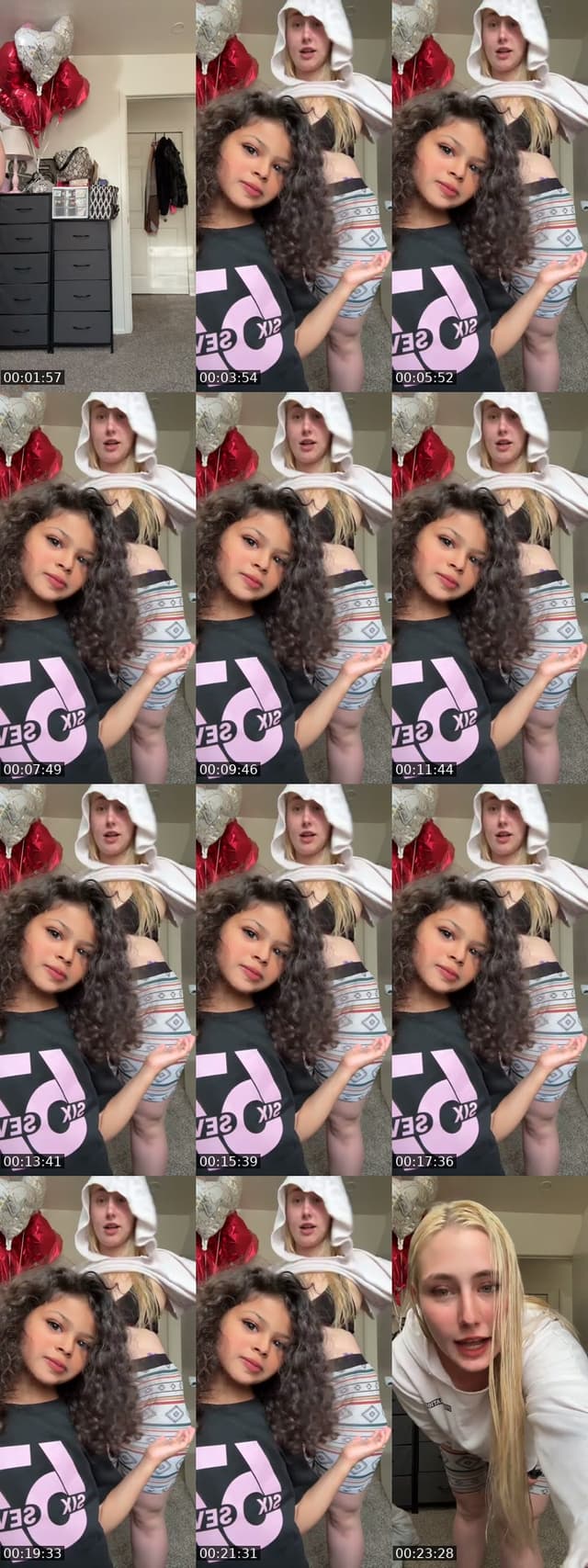 @adayinalifeofamillenial TikTok live