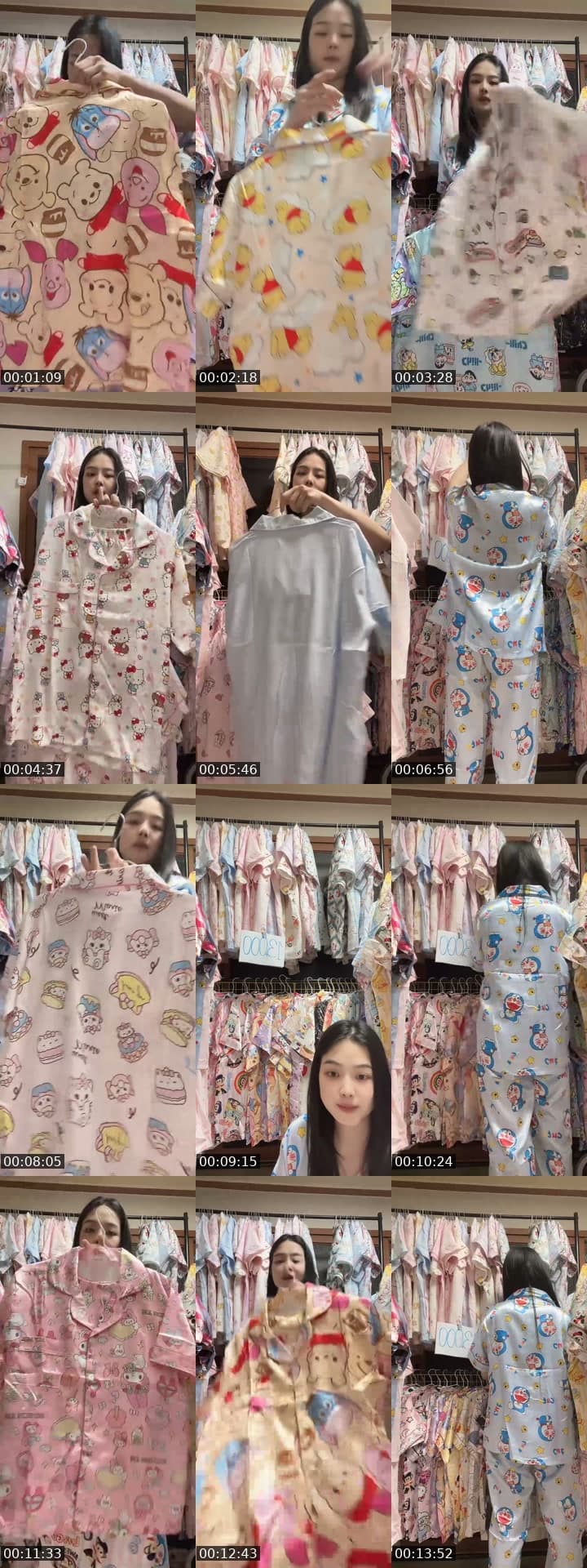ชุดนอนน่ารัก💕🍭ผ้าไหมญี่ปุ่น ซาติน
