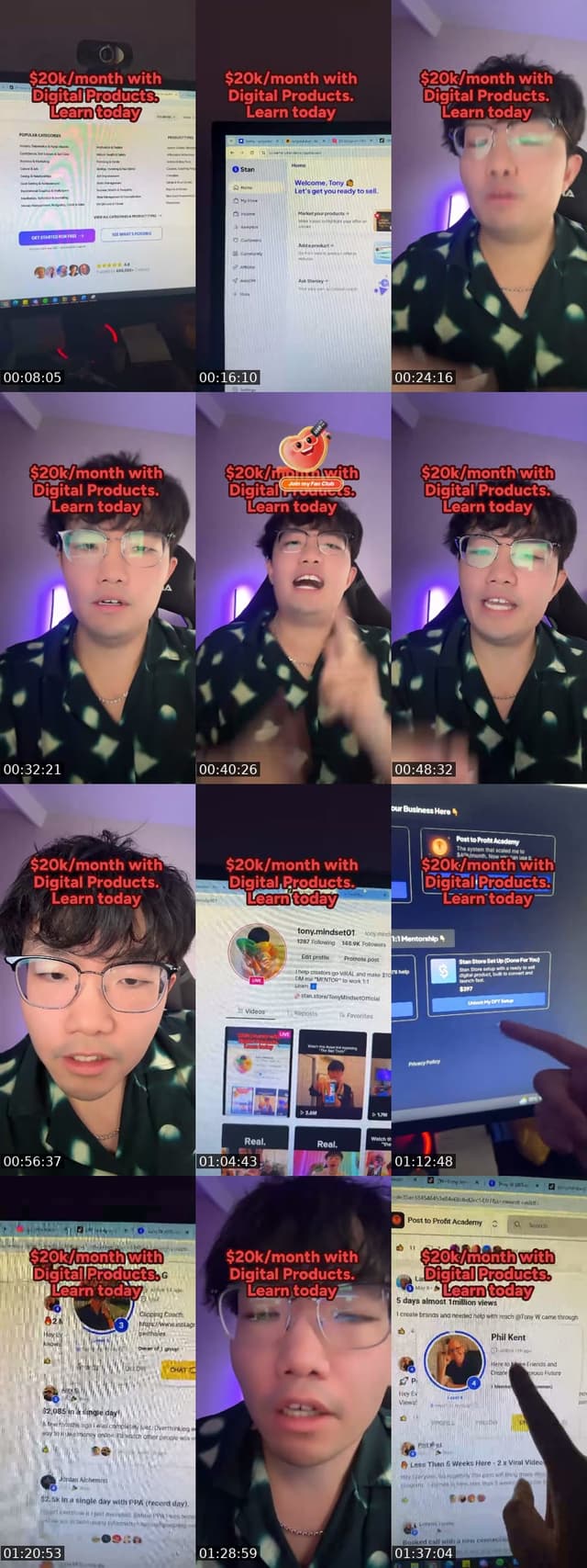 TikTok live: Eacaped the rat race 📲💰 by @tony.mindset01