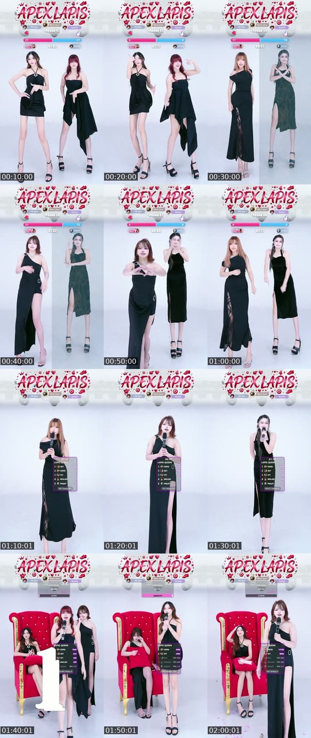 TikTok live: SHINING BLACK by @apex_lapis