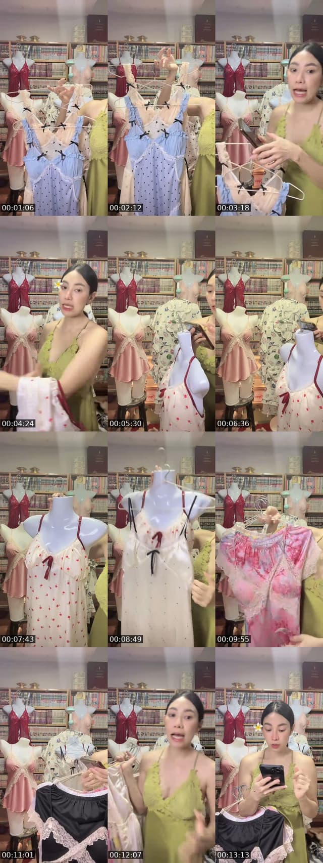 TikTok live: ชุดนอนน่ารัก เซ็กซึ่ลดราคาเฉพาะในไลฟ์ by @khakkhak.mall