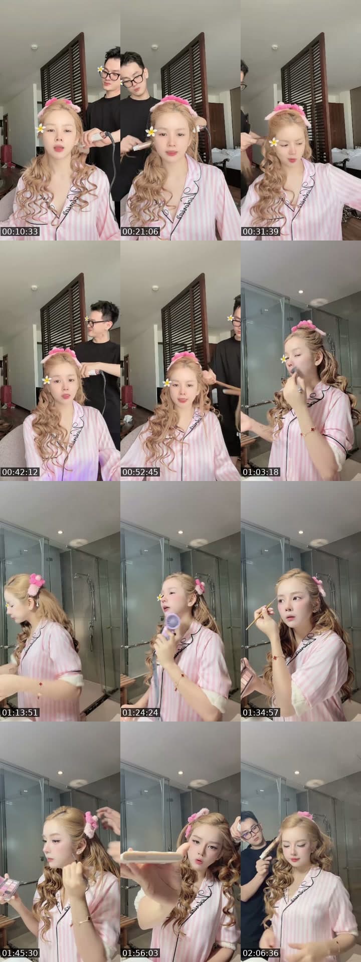 Make up chuẩn bị diễn Đà Nẵng