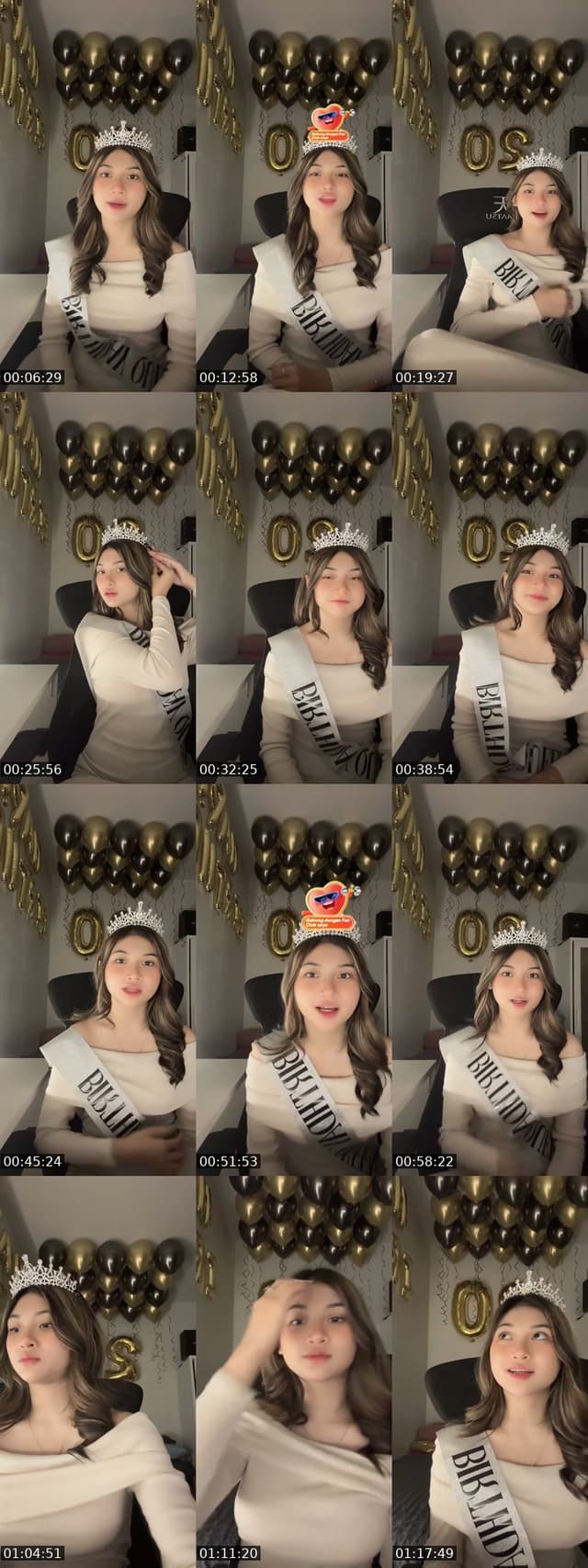 TikTok live: today is my birthday🥳 by @scndzaraaaa