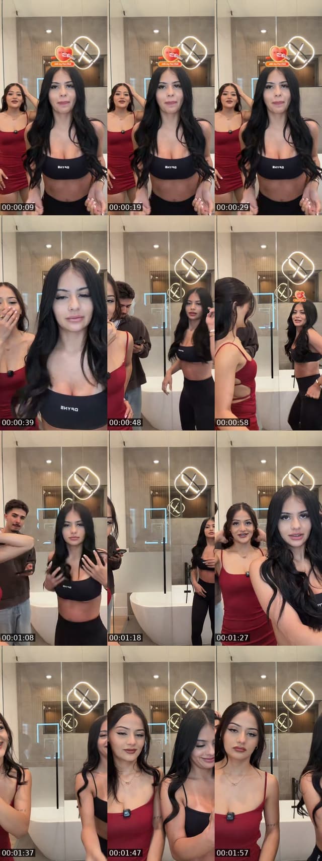 TikTok live: Grwm for party by @wendolynortizz