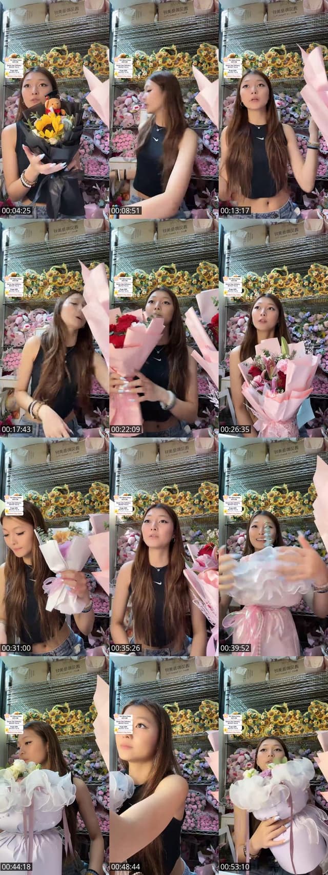 Past TikTok live: Fresh Flower Sales Mothers Day by @flowershopsg