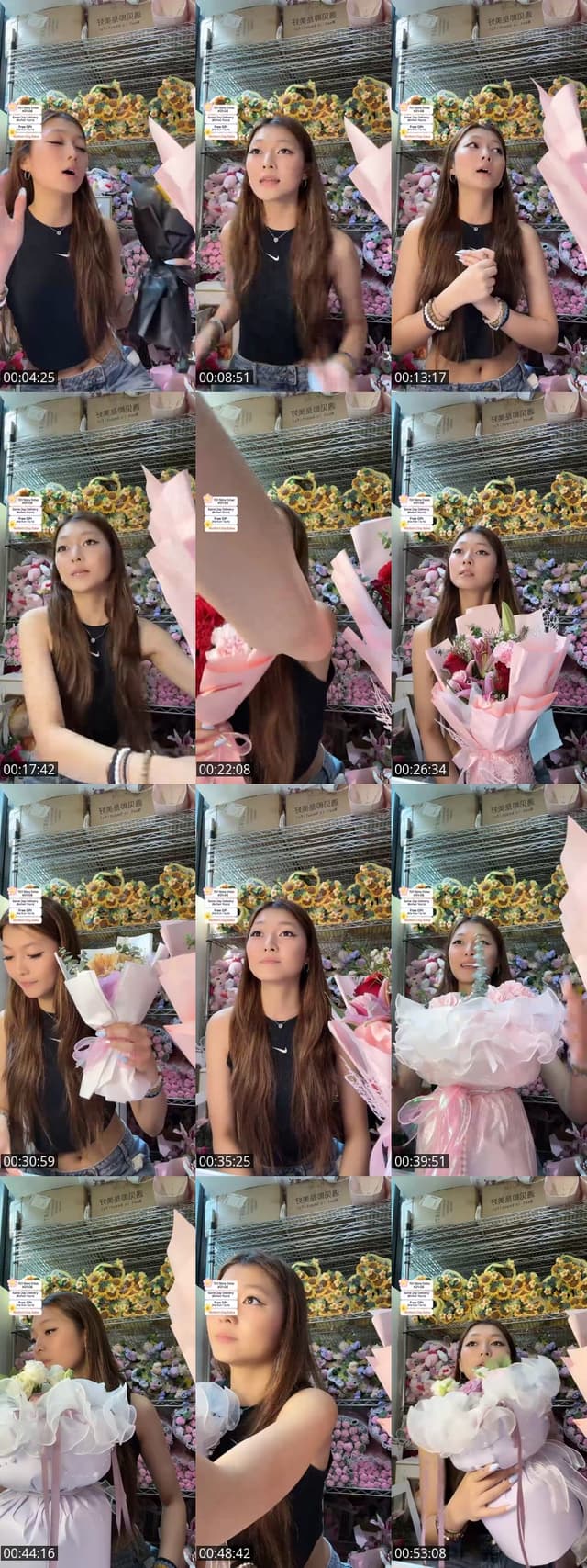 Past TikTok live: Fresh Flower Sales Mothers Day by @flowershopsg