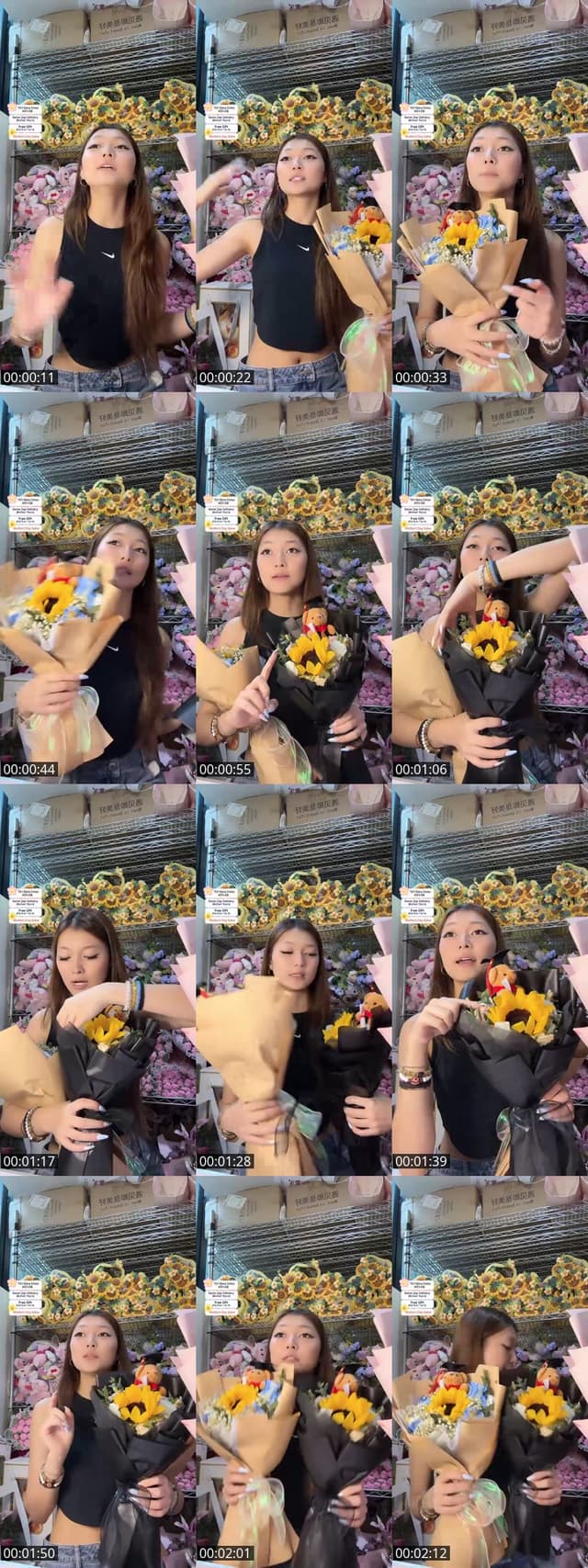 Past TikTok live: Fresh Flower Sales Mothers Day by @flowershopsg