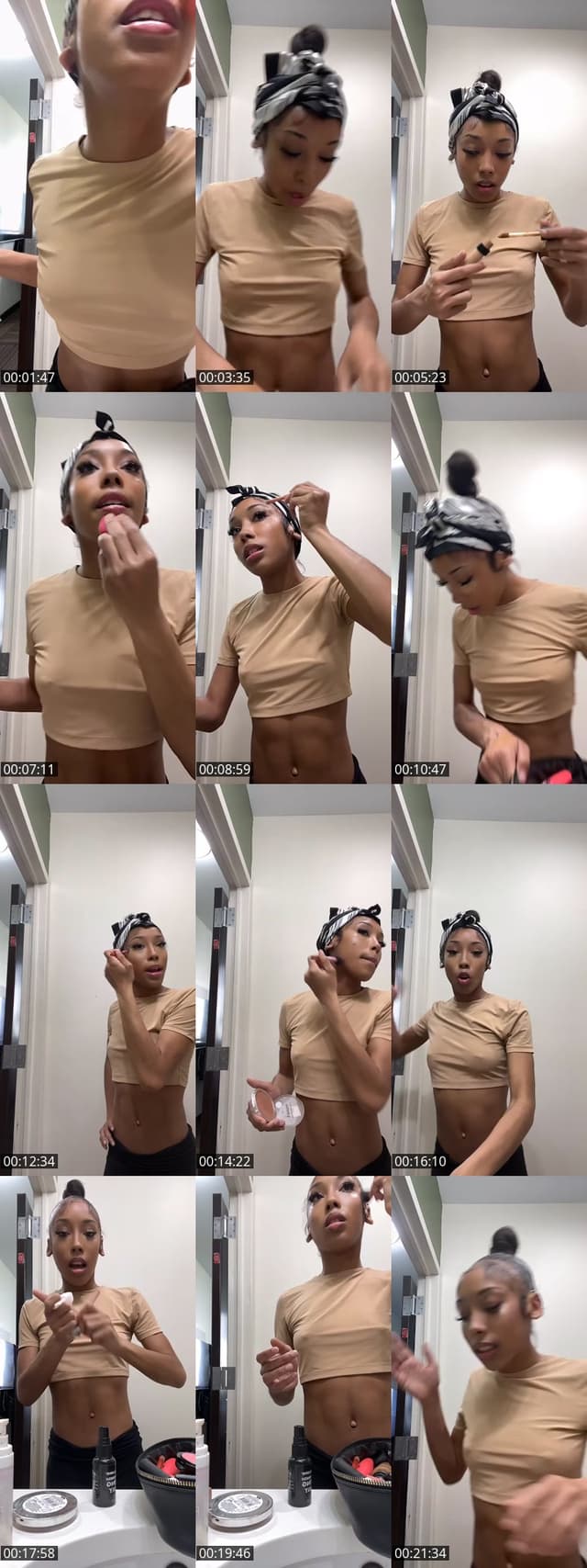 TikTok live: Get here now grwm by @zakaijanae1