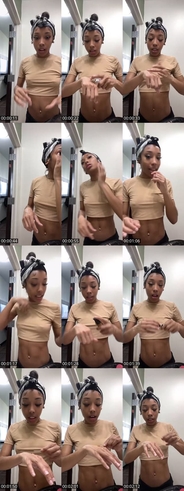 TikTok live: Get here now grwm by @zakaijanae1