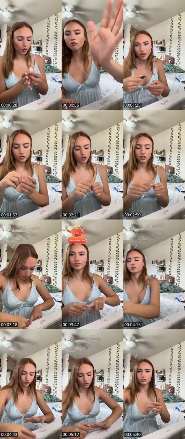 TikTok live: Doing my nails by @jaedyn.tippietoe