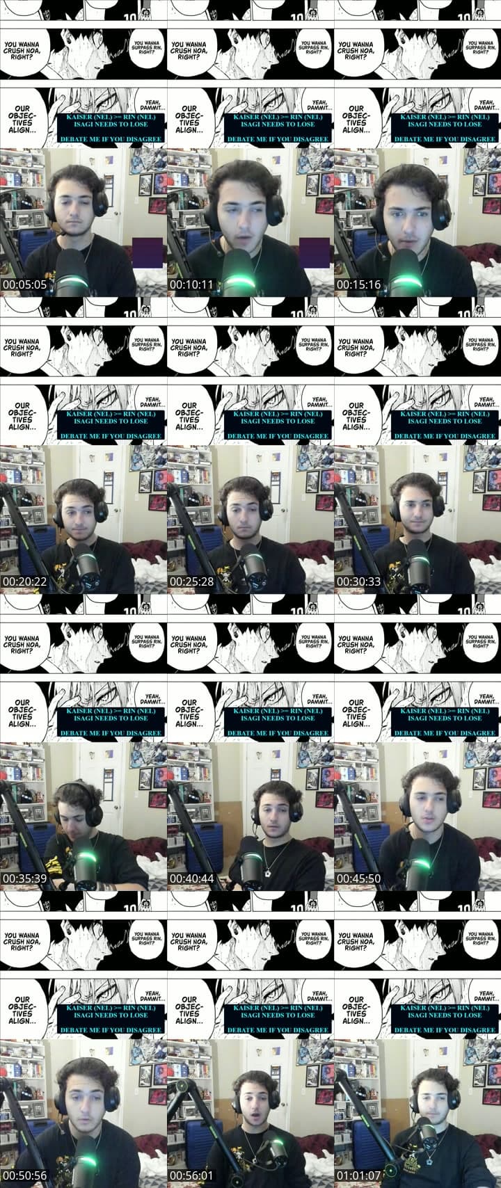BLUE LOCK DEBATE STREAM